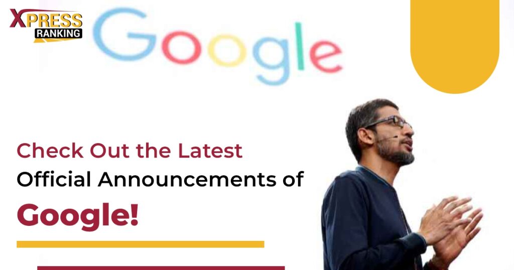 Google Announcements